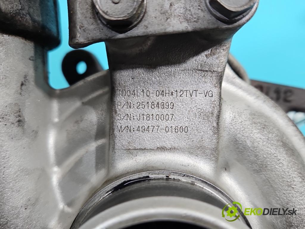 Opel Antara 2006-2015 2.2 cdti 184 hp automatic 135 kW 2231 cm3 5- Turbodmychadlo 49477-01600 (Turbodúchadla (kompletní))