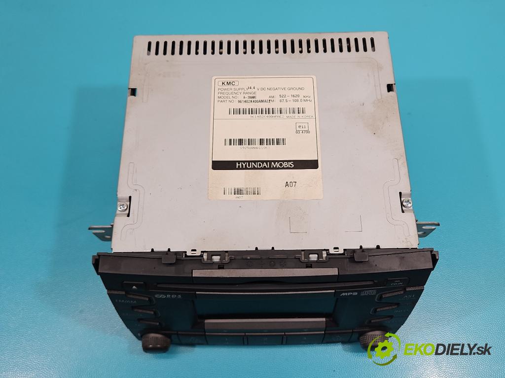 Kia Soul I 2008-2013 1.6 16V 126 HP manual 92,7 kW 1591 cm3 5- Radio originál 961402K400