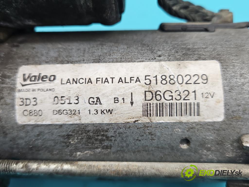 Fiat Linea 1.3 jtd 95 HP manual 70 kW 1251 cm3 4- štartér D6G321 (Štartér)