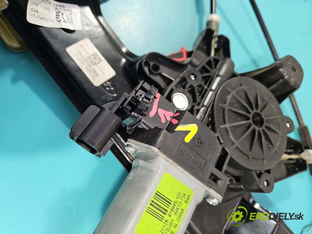 Ford Focus Mk3 2010-2018 1.0 ECOBOOST: 101 hp manual 74 kW 998 cm3 5- mechanismus stahování přední levý BM51-A23201-AD
