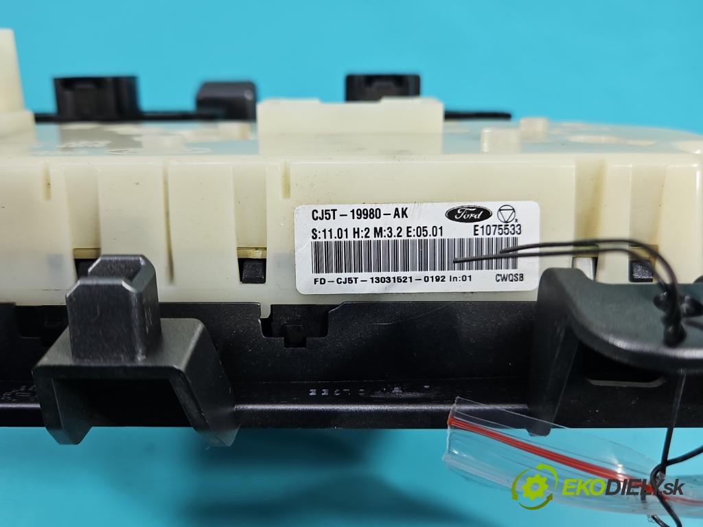 Ford Focus Mk3 2010-2018 1.0 ECOBOOST: 101 HP manual 74 kW 998 cm3 5- panel kúrenia CJ5T-19980-AK