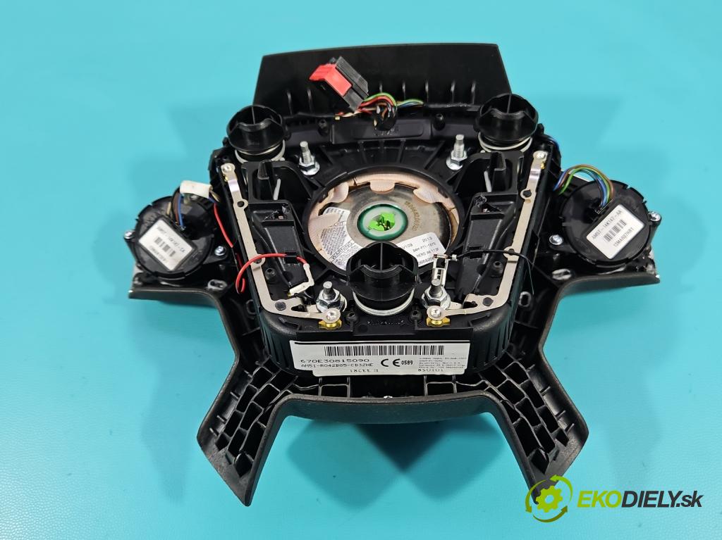 Ford Focus Mk3 2010-2018 1.0 ECOBOOST: 101 HP manual 74 kW 998 cm3 5- airbag vzduch: Řidiči: AM51-R042B85-CD3ZHE (Airbag)