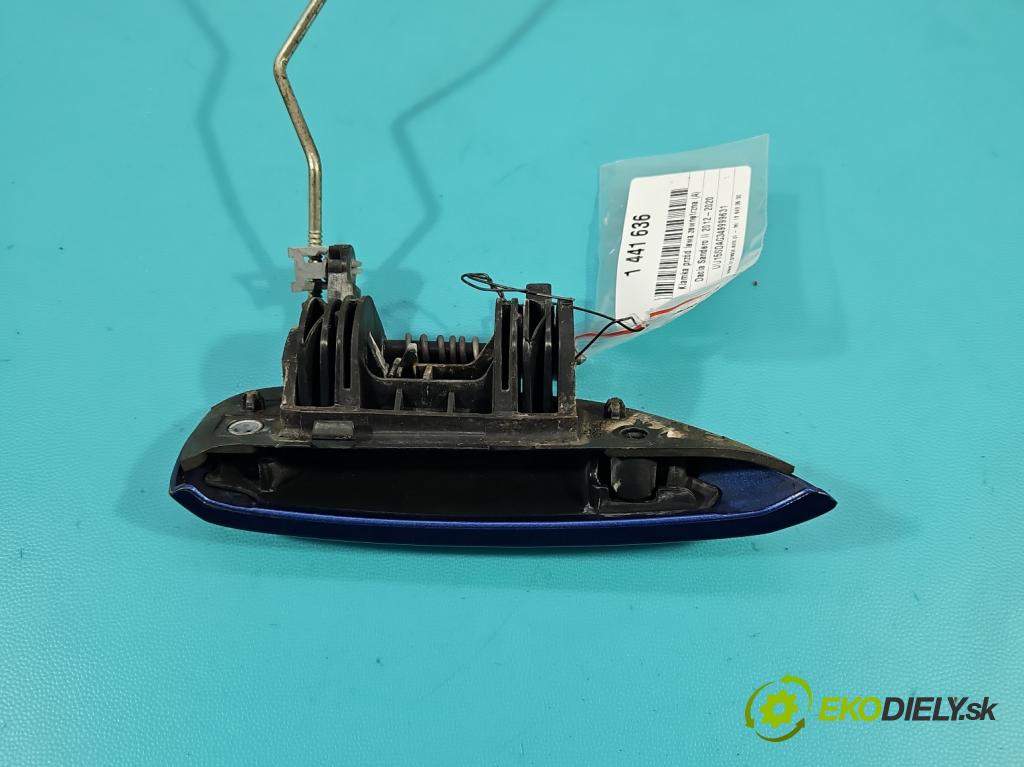 Dacia Sandero II 2012-2020 1.1 16V 75 HP manual 55 kW 1149 cm3 5- rukoväť predné ľavé mimo:  (Vonkajšie predné ľavé)