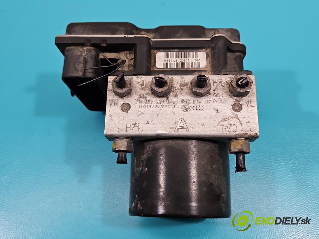 Skoda Fabia II 2007-2014 1.2 6V 60 HP manual 44 kW 1198 cm3 5- čerpadlo abs 0265231945 (Pumpa ABS)