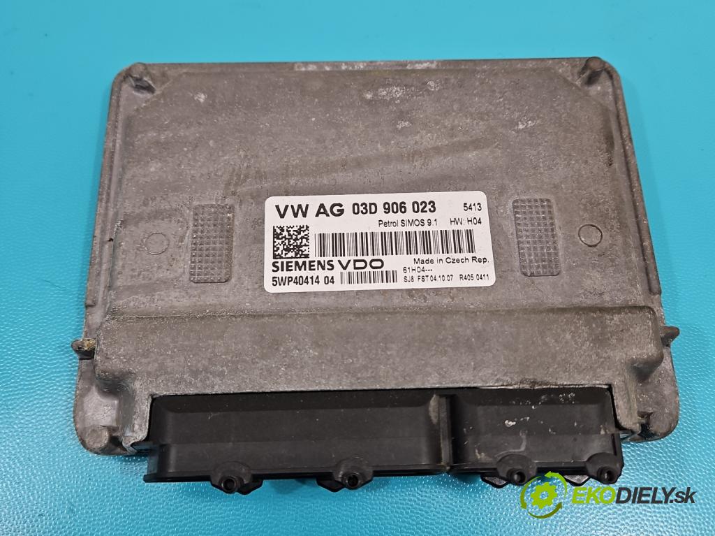Skoda Fabia II 2007-2014 1.2 6V 60 HP manual 44 kW 1198 cm3 5- riadiaca jednotka motora 03D906023