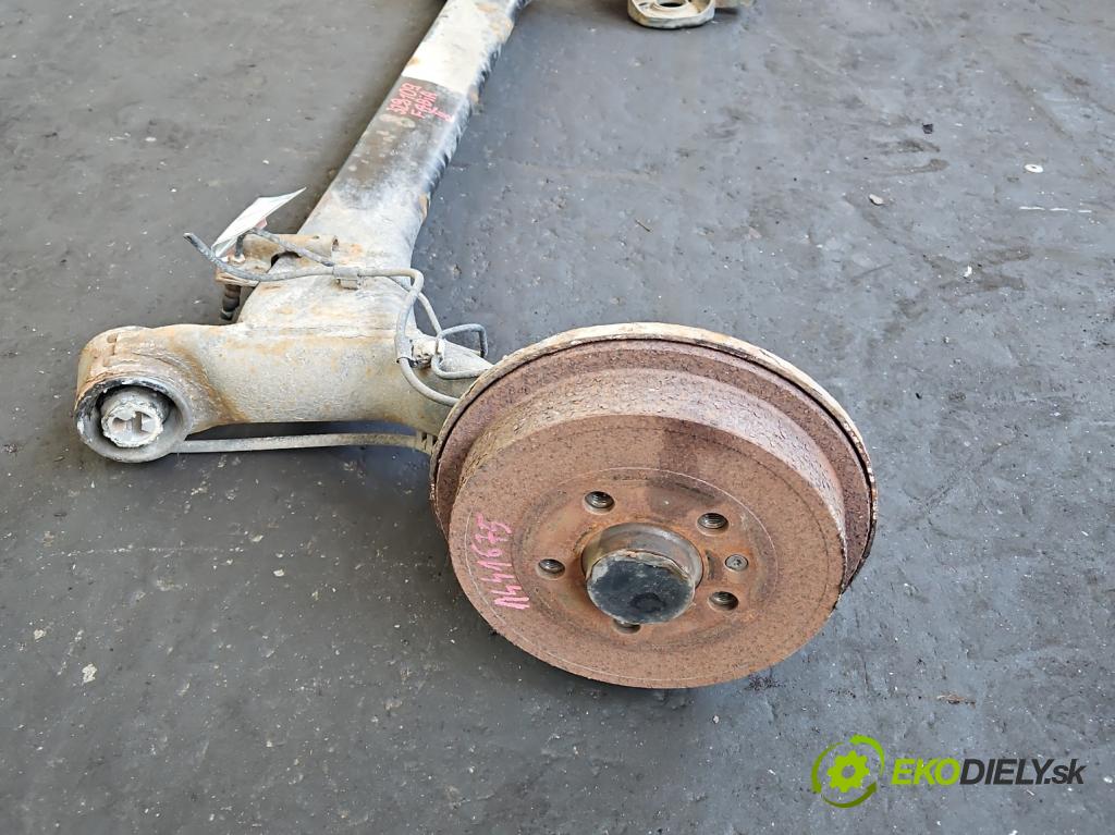 Skoda Fabia II 2007-2014 1.2 6V 60 hp manual 44 kW 1198 cm3 5- zadní výztuha  (Výztuhy zadní)