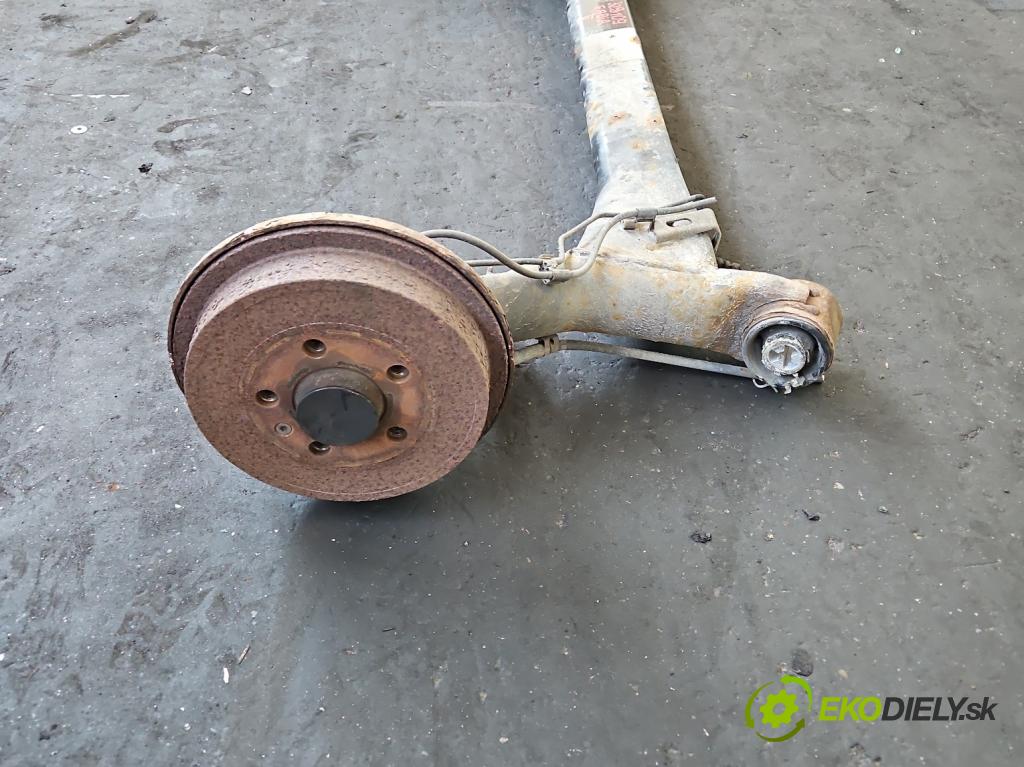 Skoda Fabia II 2007-2014 1.2 6V 60 hp manual 44 kW 1198 cm3 5- zadní výztuha  (Výztuhy zadní)