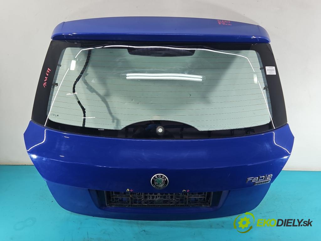 Skoda Fabia II 2007-2014 1.2 6V 60 HP manual 44 kW 1198 cm3 5- zadna kufor  (Kapota zadná (kufor))