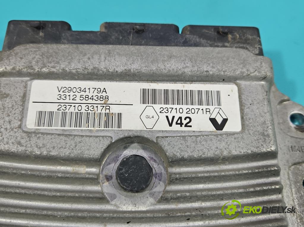 Dacia Sandero II 2012-2020 1.1 16V 75 HP manual 55 kW 1149 cm3 5- riadiaca jednotka motora 237102071R