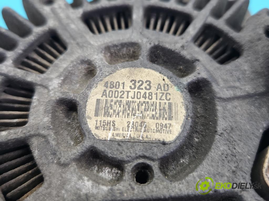 Dodge Caliber 1.8 16V 150 HP manual 110 kW 1798 cm3 5- Alternator 4801323AD (Alternátor)