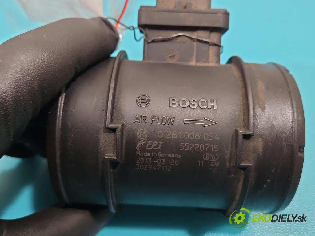 Fiat Linea 1.3 jtd 95 HP manual 70 kW 1251 cm3 4- průtokoměr: 0281006054 (Váha vzduchu)