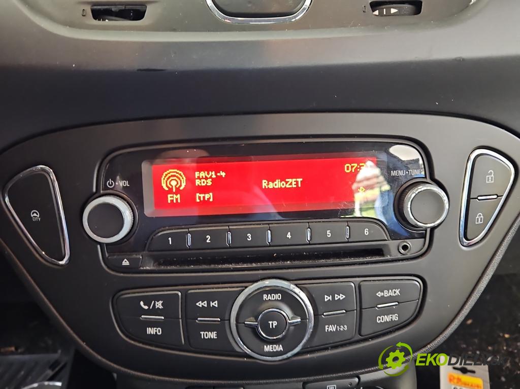 Opel Corsa E 2014-2019 1.4 16V 90 HP manual 66 kW 1398 cm3 5- Radio originál 39068067