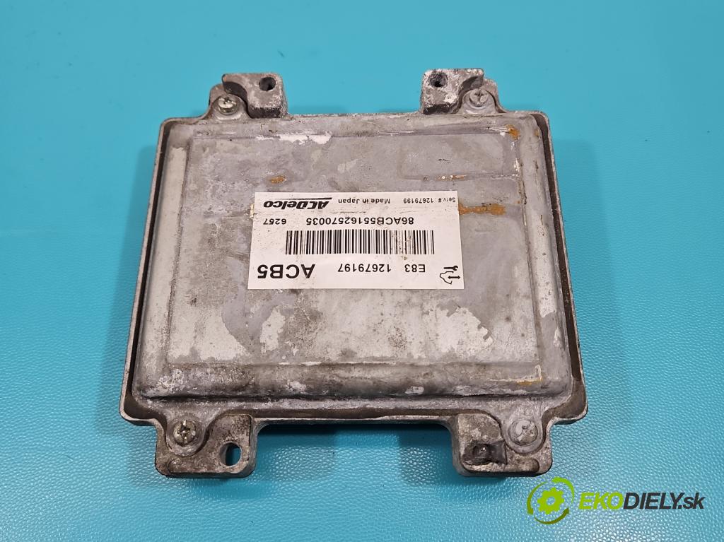 Opel Corsa E 2014-2019 1.4 16V 90 HP manual 66 kW 1398 cm3 5- riadiaca jednotka motora 12679197