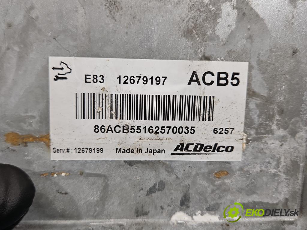Opel Corsa E 2014-2019 1.4 16V 90 HP manual 66 kW 1398 cm3 5- riadiaca jednotka motora 12679197