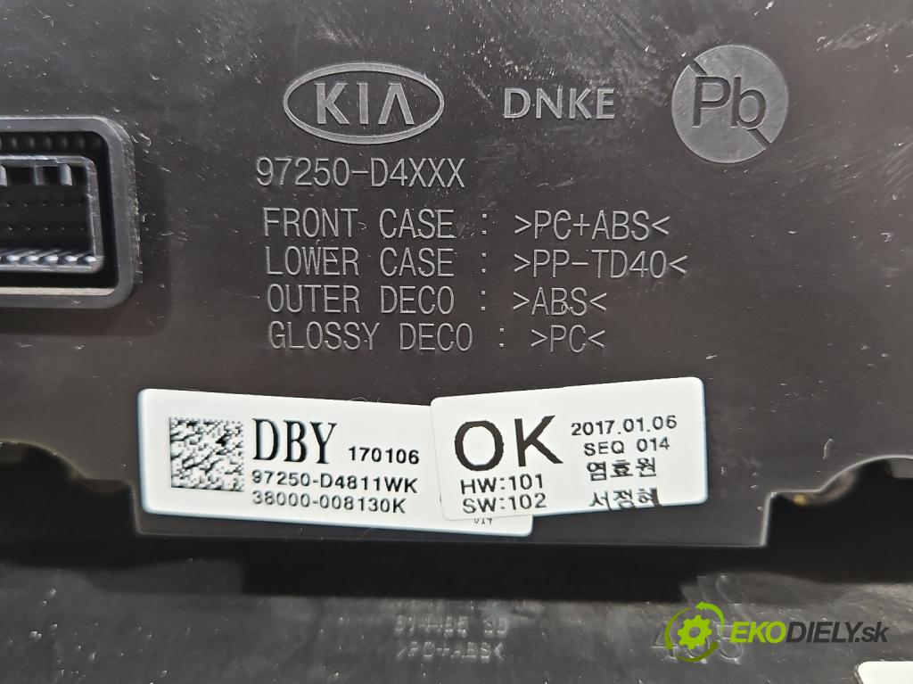 Kia Optima IV 2015-2020 1.7 crdi 141 HP automatic 104 kW 1685 cm3 5- panel kúrenia 96540-A8750WK
