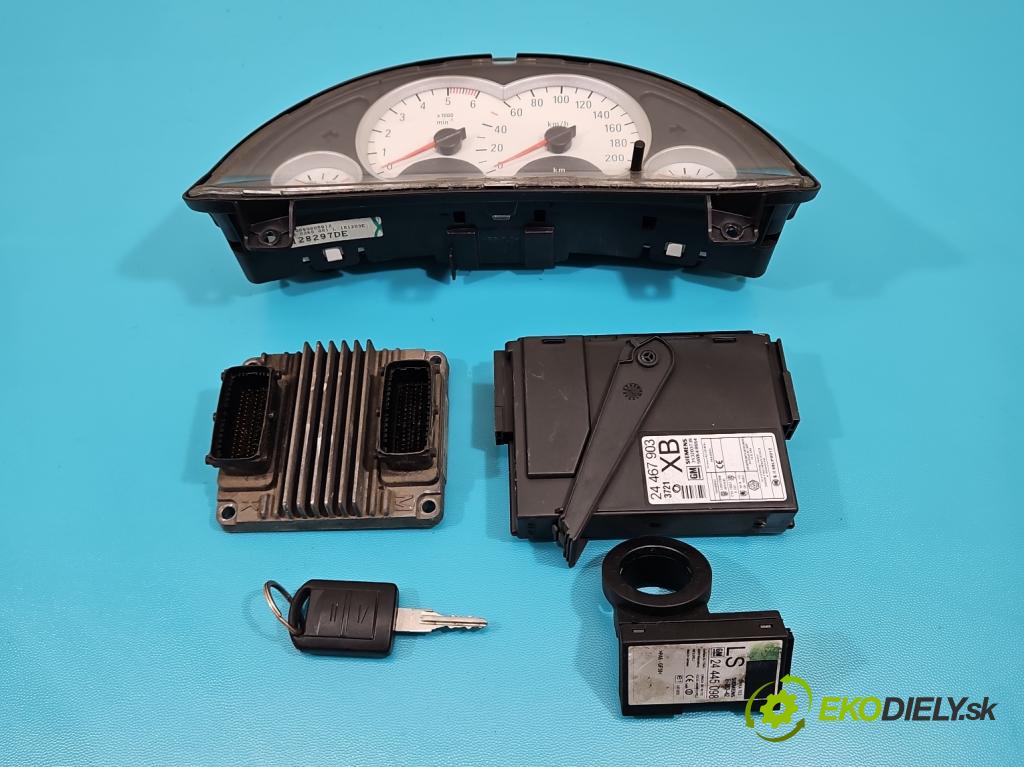 Opel Corsa C 2000-2006 1.7 dti 75 HP manual 55 kW 1686 cm3 5- riadiaca jednotka motora 09389429
