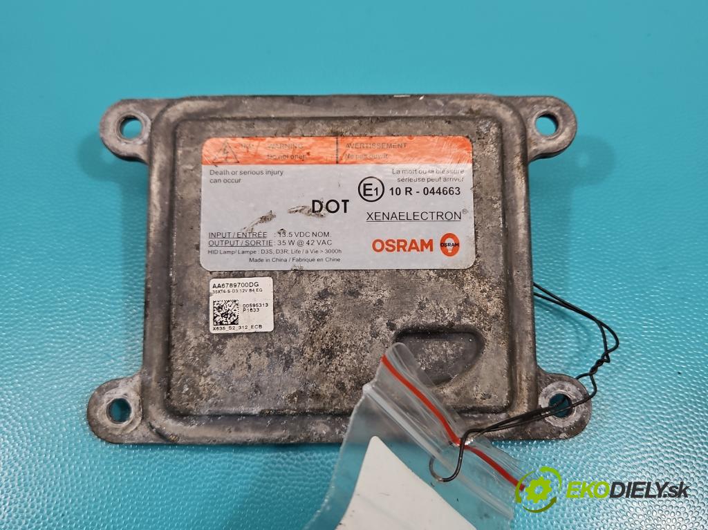 Kia Optima IV 2015-2020 1.7 crdi 141 HP automatic 104 kW 1685 cm3 5- střídač: xenon AA6789700DG (Riadiaca jednotka xenónu)