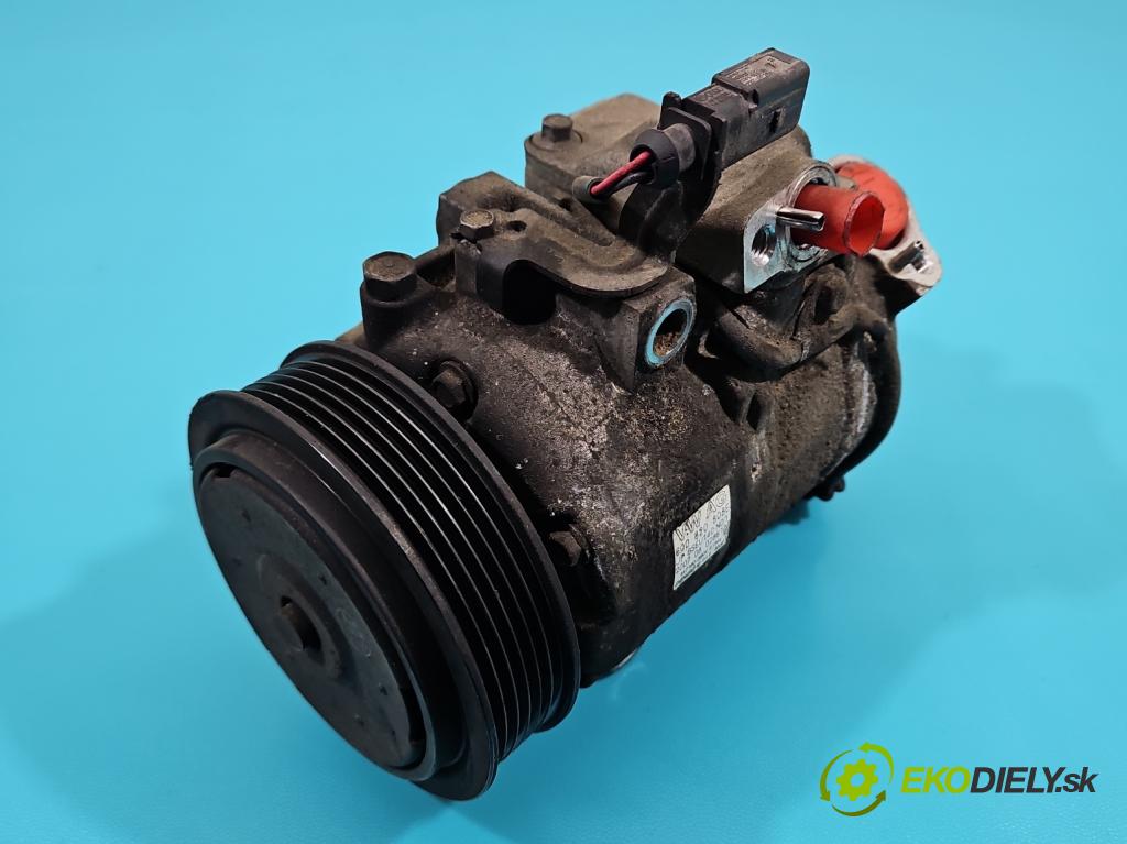 Skoda Fabia II 2007-2014 1.2 6V 60 HP manual 44 kW 1198 cm3 5- Kompresor: klimatizácie 6Q0820808E (Kompresor klimatizácie)