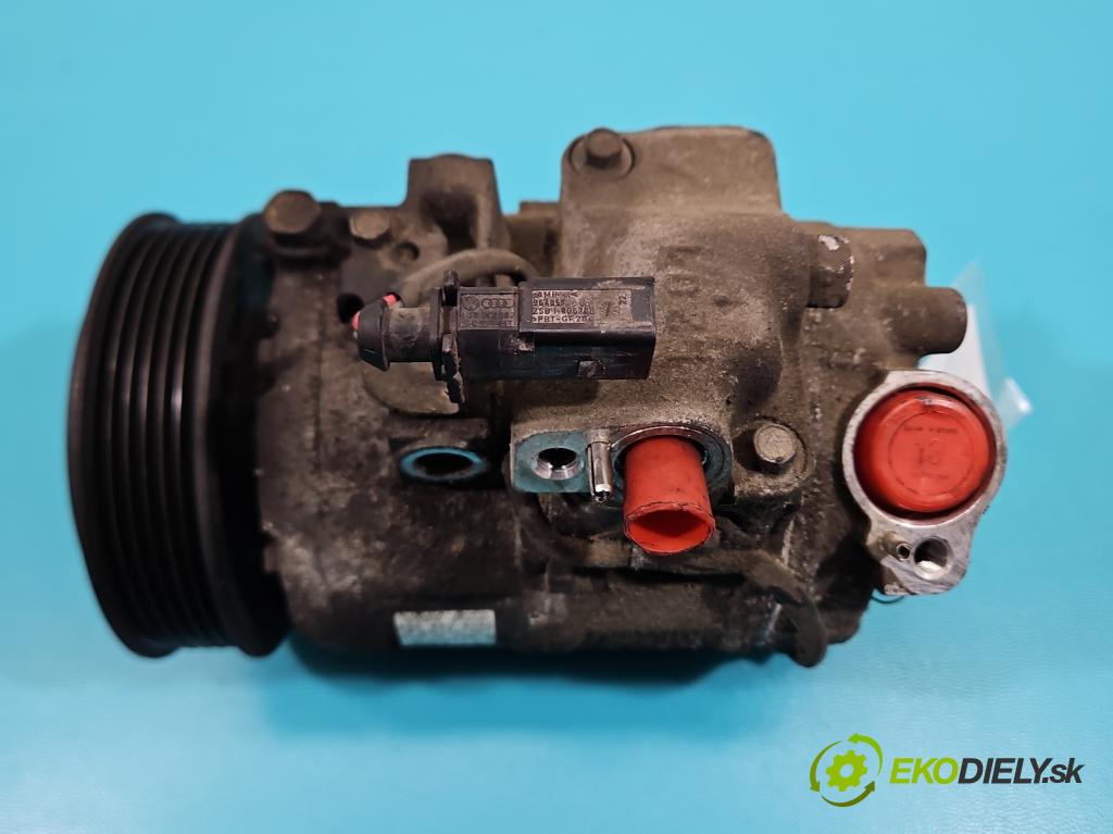Skoda Fabia II 2007-2014 1.2 6V 60 HP manual 44 kW 1198 cm3 5- Kompresor: klimatizácie 6Q0820808E (Kompresor klimatizácie)