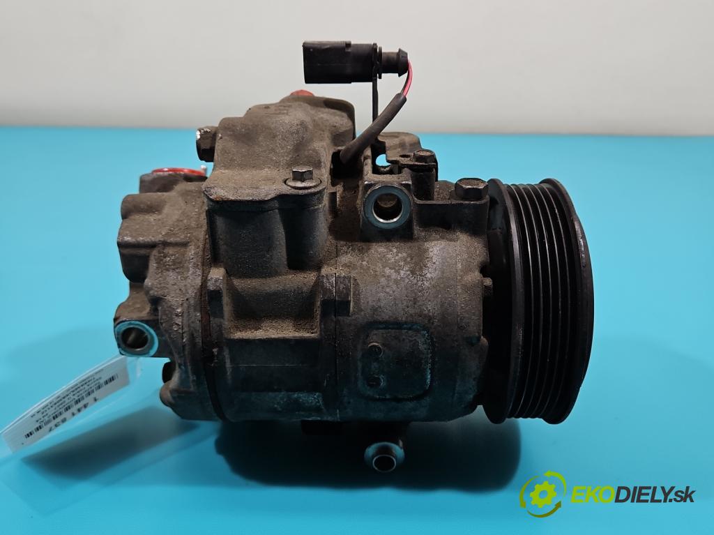 Skoda Fabia II 2007-2014 1.2 6V 60 HP manual 44 kW 1198 cm3 5- Kompresor: klimatizácie 6Q0820808E (Kompresor klimatizácie)