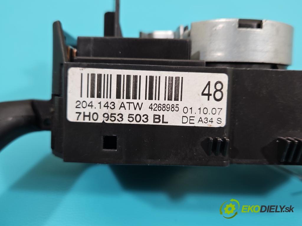 Skoda Fabia II 2007-2014 1.2 6V 60 HP manual 44 kW 1198 cm3 5- prepínač komplex: 7H0953503BL (Prepínacie páčky pod volantom)