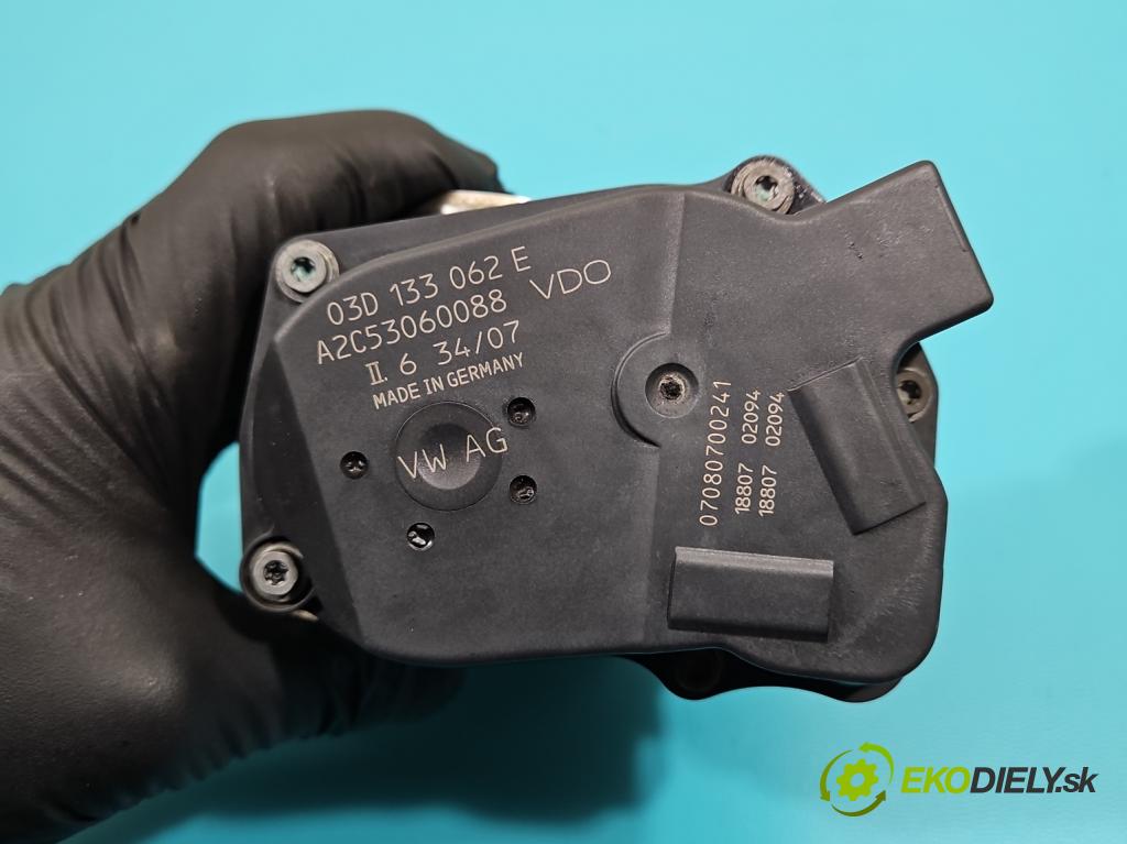 Skoda Fabia II 2007-2014 1.2 6V 60 HP manual 44 kW 1198 cm3 5- klapka 03D133062E (Škrtiaca klapka)