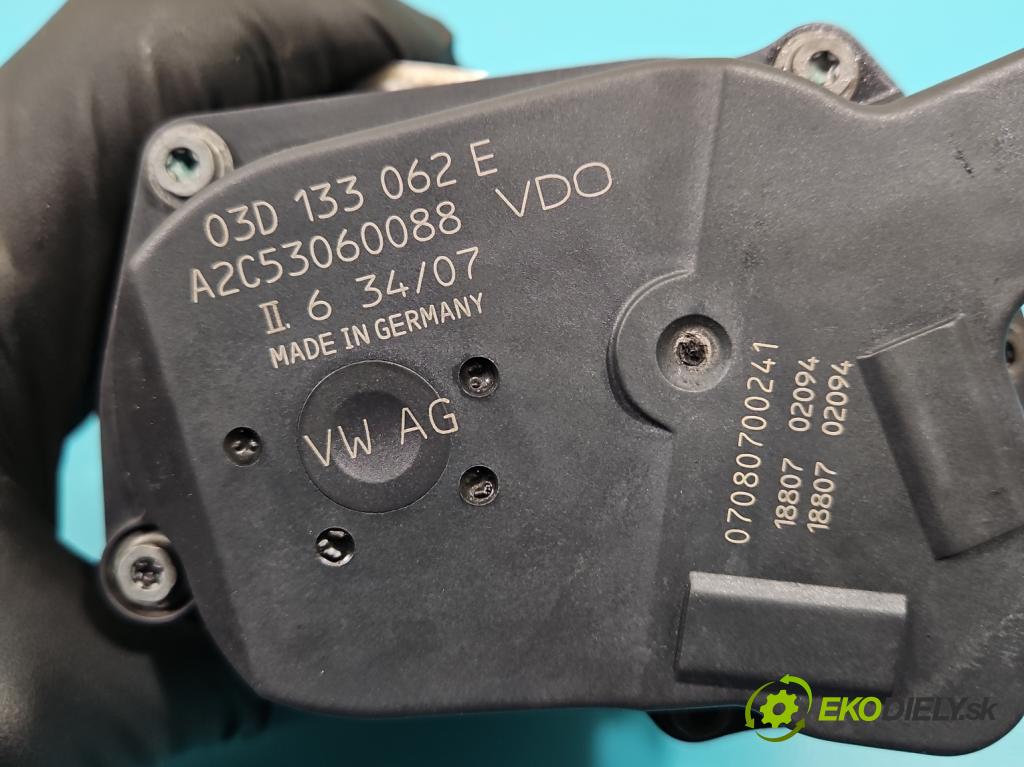 Skoda Fabia II 2007-2014 1.2 6V 60 HP manual 44 kW 1198 cm3 5- klapka 03D133062E (Škrtiaca klapka)