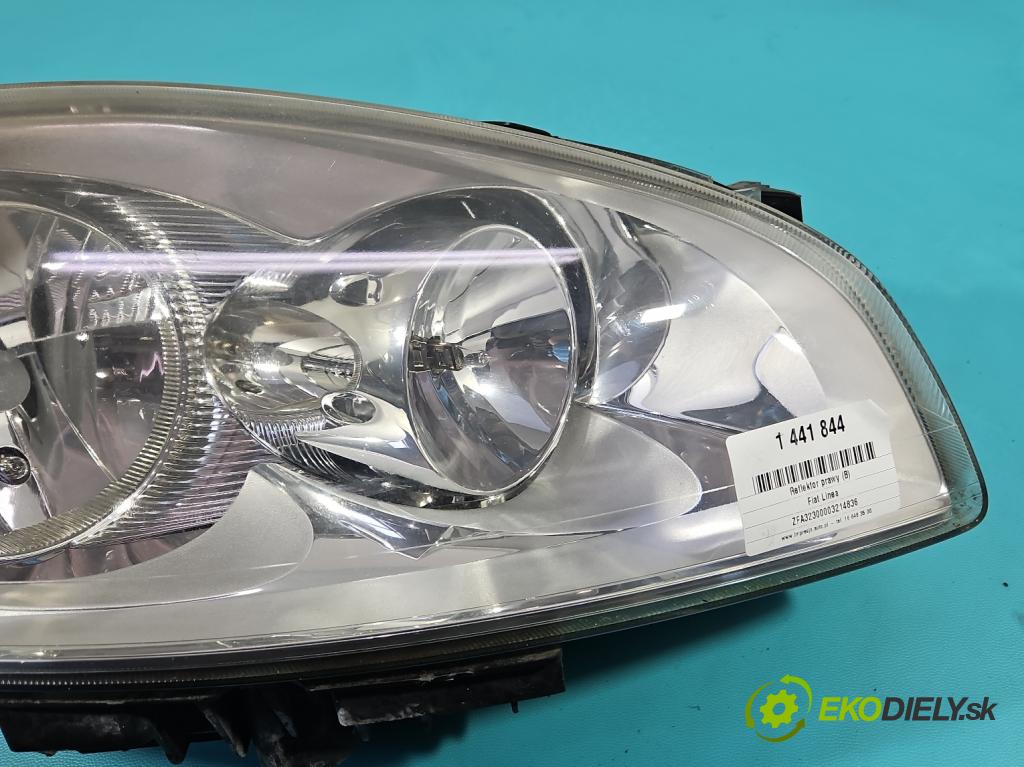 Fiat Linea 1.3 jtd 95 HP manual 70 kW 1251 cm3 4- Reflektor: pravý  (Svetlo predné pravé)