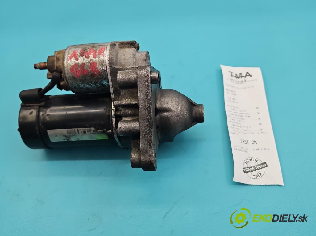 Citroen C2 1.4 hdi 68 HP automatic 50 kW 1398 cm3 3- štartér 9640825280 (Štartér)