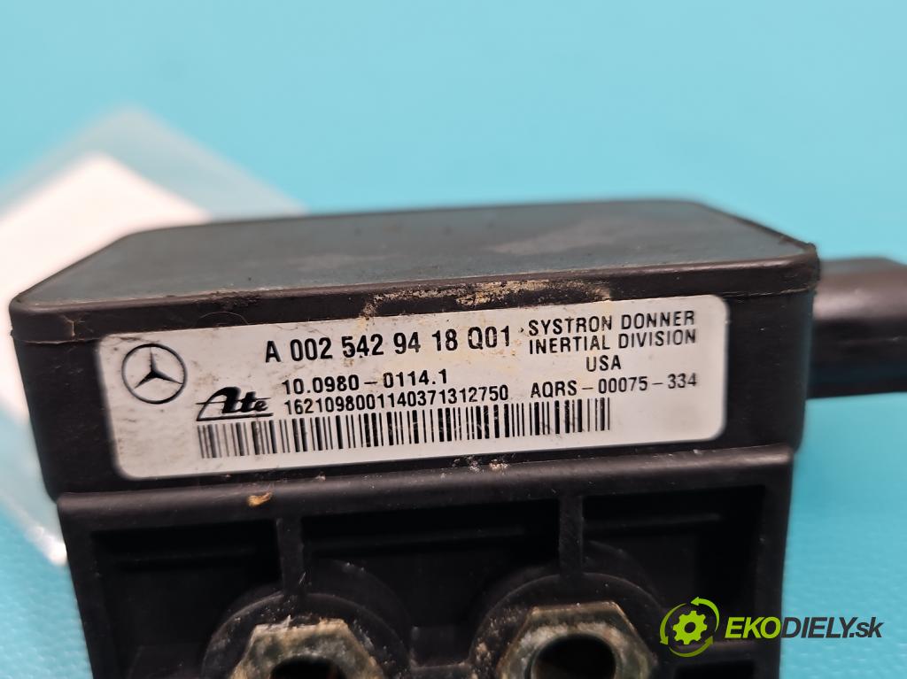 Mercedes C W203 2000-2007 2.0 kompressor 163 hp manual 120 kW 1998 cm3 4- snímač ESP A0025429418