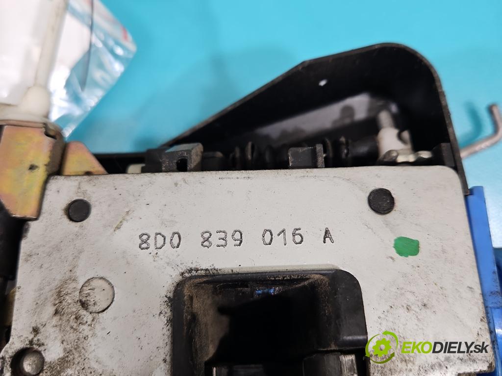 Audi A4 B5 1994-2001 1.9 tdi 90 hp manual 66 kW 1896 cm3 4- zámek zadní pravý 8D0839016A