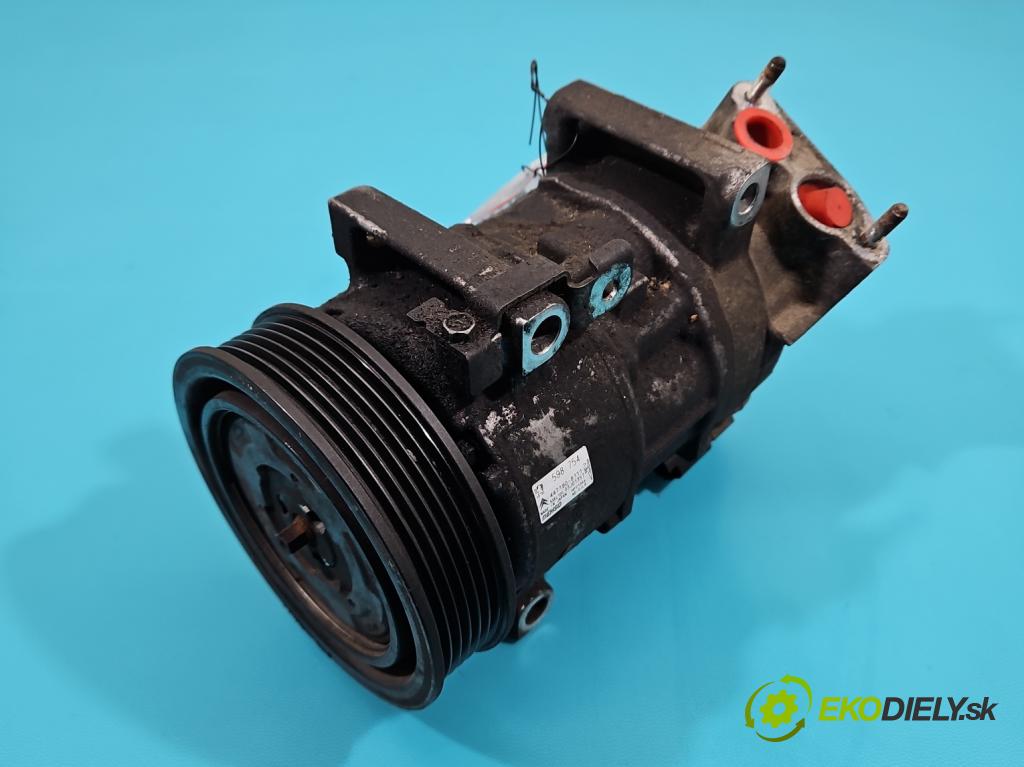 Peugeot 308 I 2007-2013 1.6 16V 120 HP manual 88 kW 1598 cm3 5- Kompresor: klimatizácie 598754 (Kompresor klimatizácie)