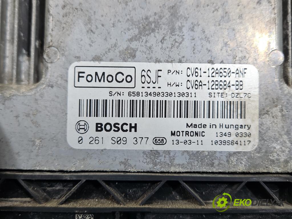 Ford Focus Mk3 2010-2018 1.0 ECOBOOST: 101 HP manual 74 kW 998 cm3 5- riadiaca jednotka motora CV61-12A650-ANF