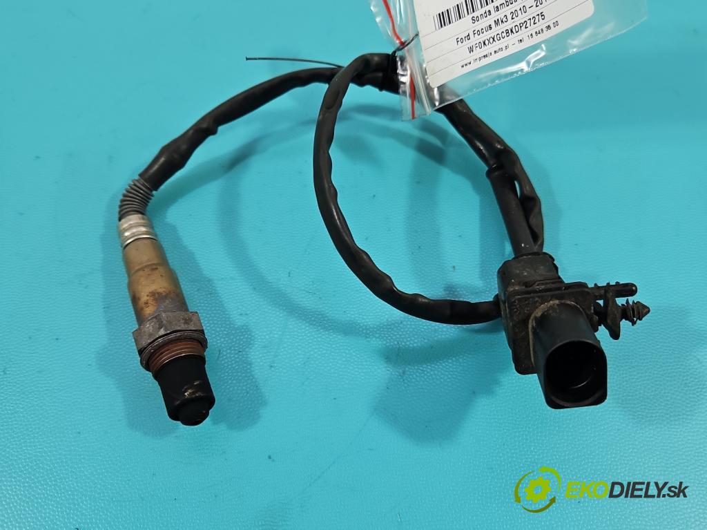 Ford Focus Mk3 2010-2018 1.0 ECOBOOST: 101 HP manual 74 kW 998 cm3 5- Sonda lambda 0258017291 (Lambda sonda)