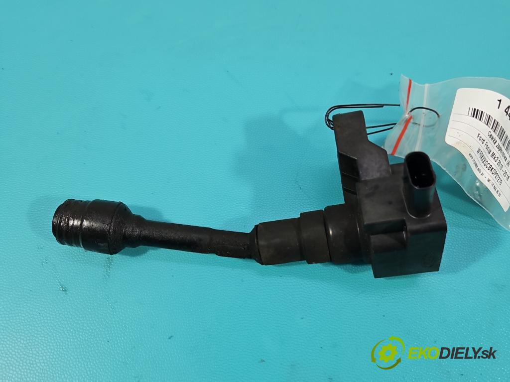Ford Focus Mk3 2010-2018 1.0 ECOBOOST: 101 HP manual 74 kW 998 cm3 5- cievka zapaľovacia CM5G-12A366-CA (Zapaľovacia cievka)
