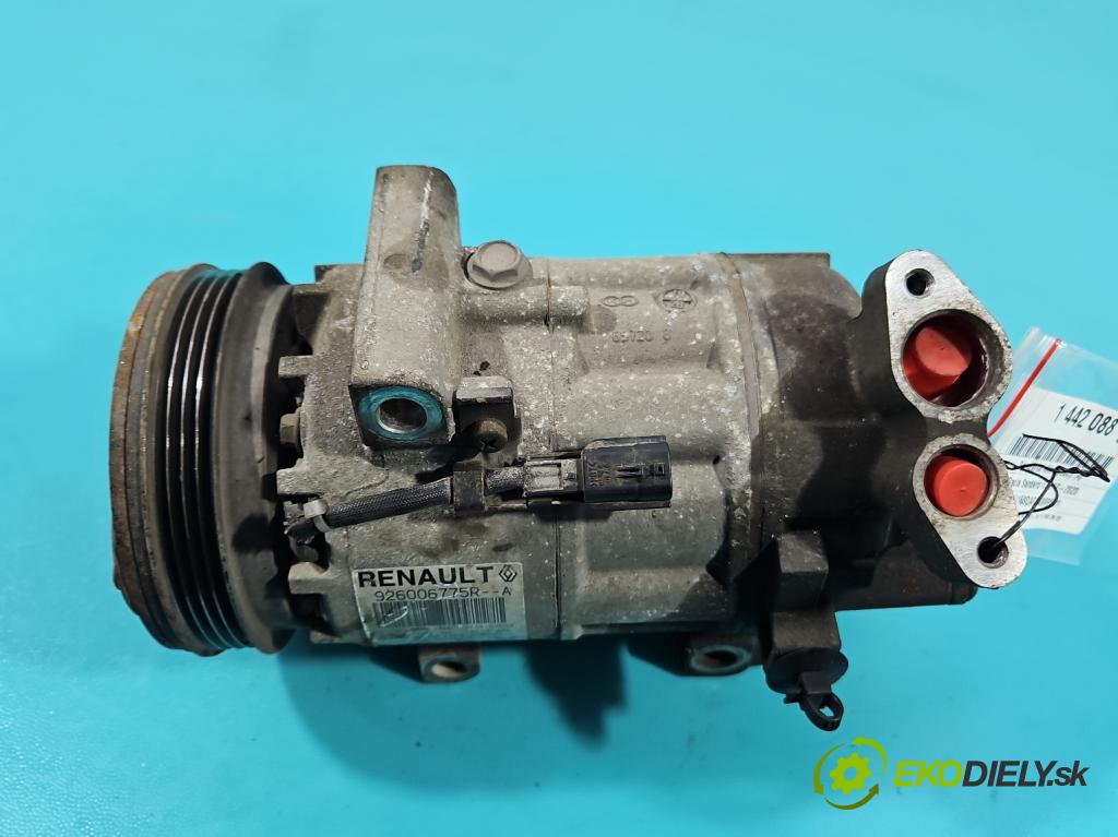 Dacia Sandero II 2012-2020 1.1 16V 75 HP manual 55 kW 1149 cm3 5- Kompresor: klimatizácie 926006775R-A (Kompresor klimatizácie)