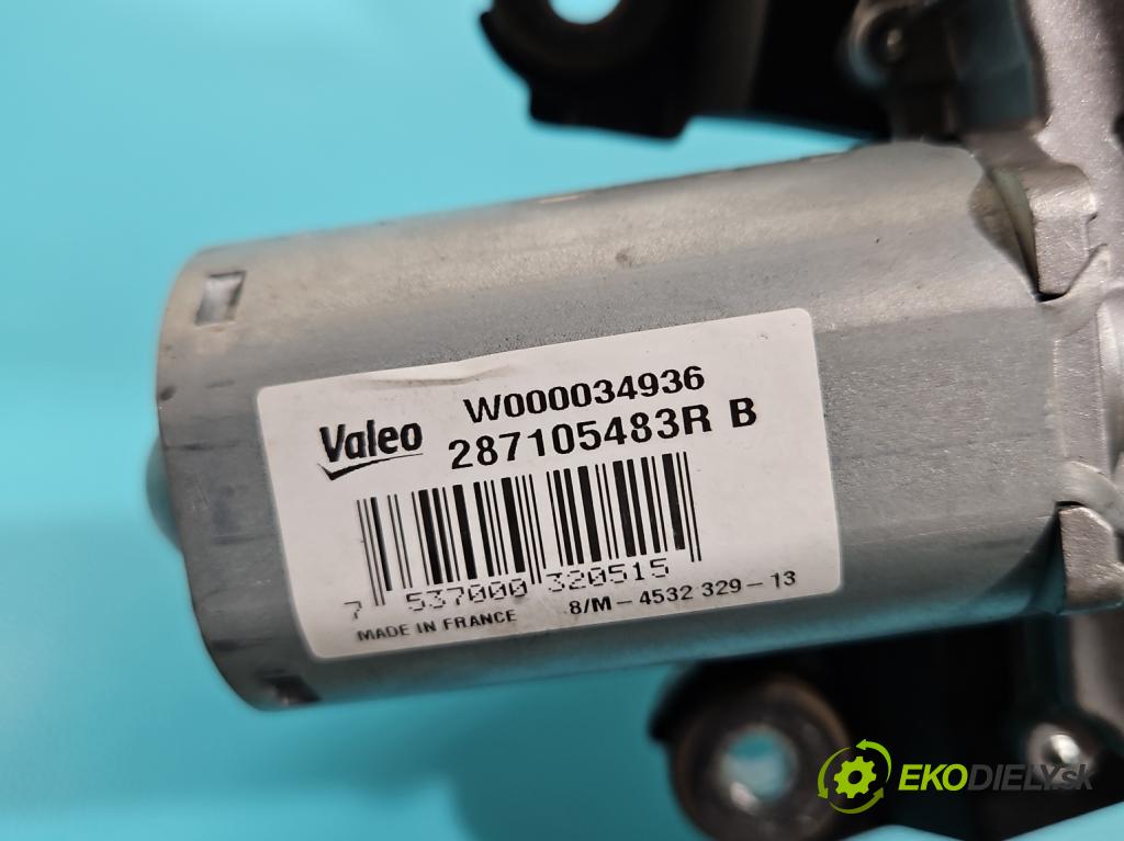 Dacia Sandero II 2012-2020 1.1 16V 75 hp manual 55 kW 1149 cm3 5- motor stěrače zadní 287105483R