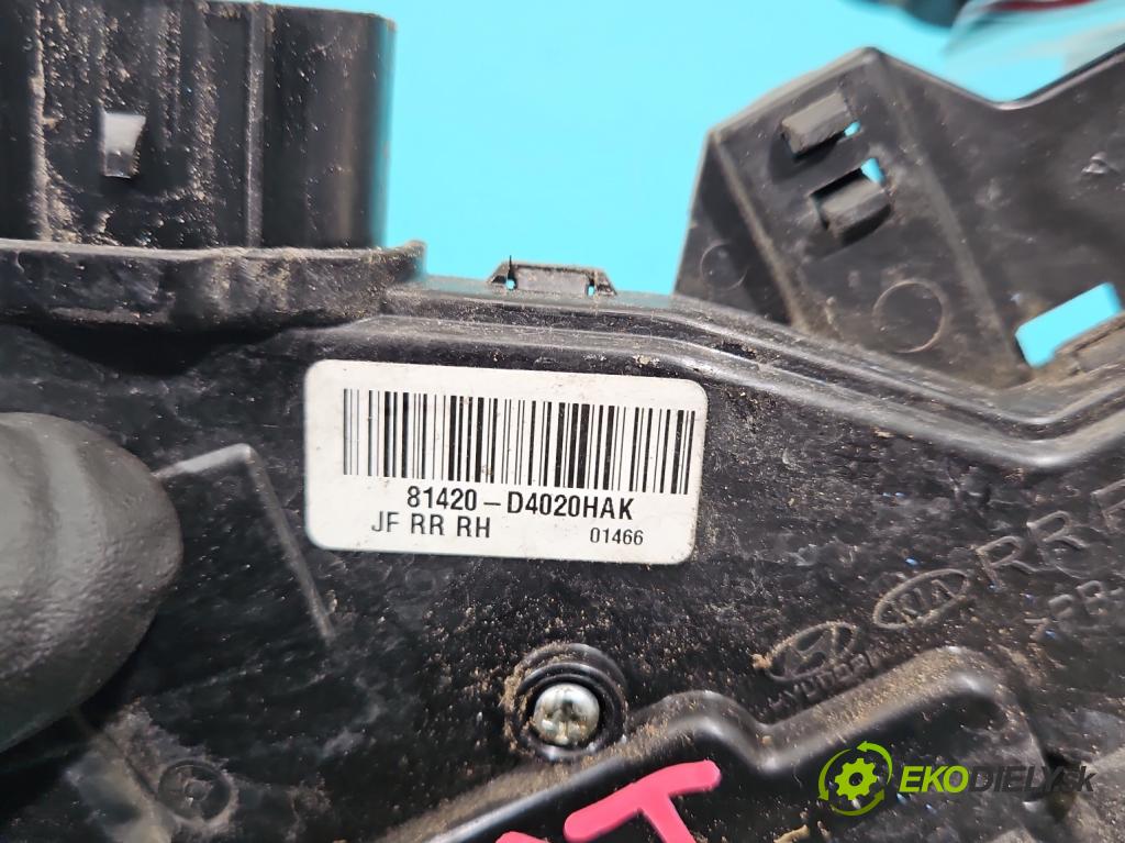 Kia Optima IV 2015-2020 1.7 crdi 141 hp automatic 104 kW 1685 cm3 5- zámek zadní pravý 81420-D4020