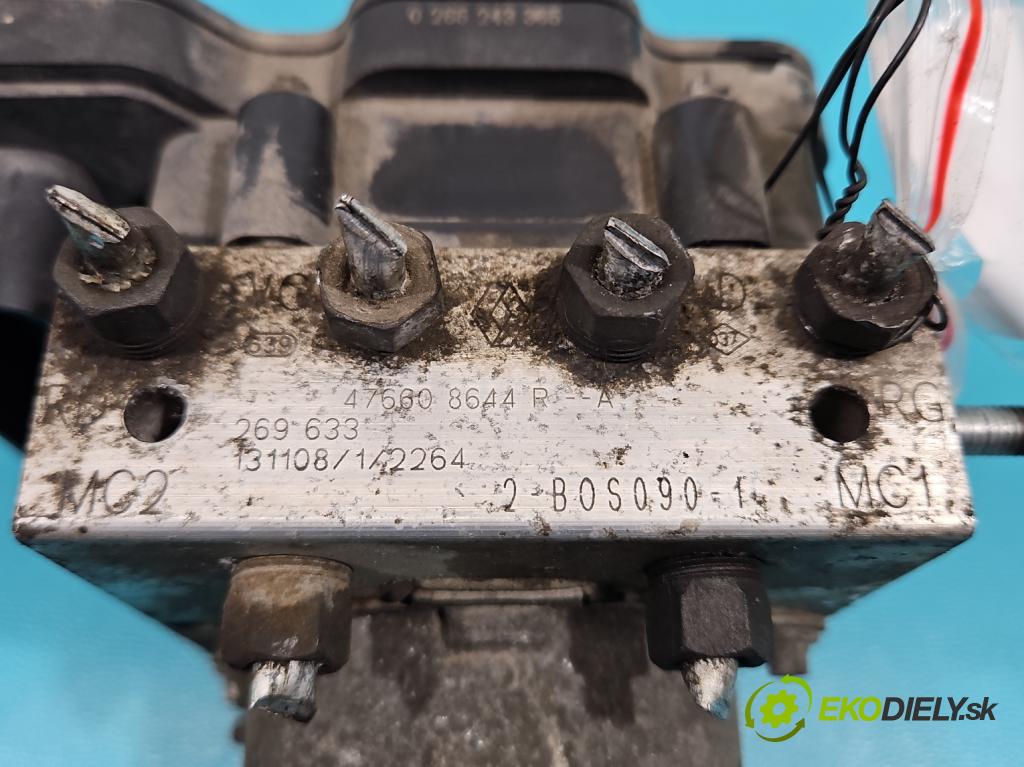 Dacia Sandero II 2012-2020 1.1 16V 75 HP manual 55 kW 1149 cm3 5- čerpadlo abs 476608644R (Pumpa ABS)