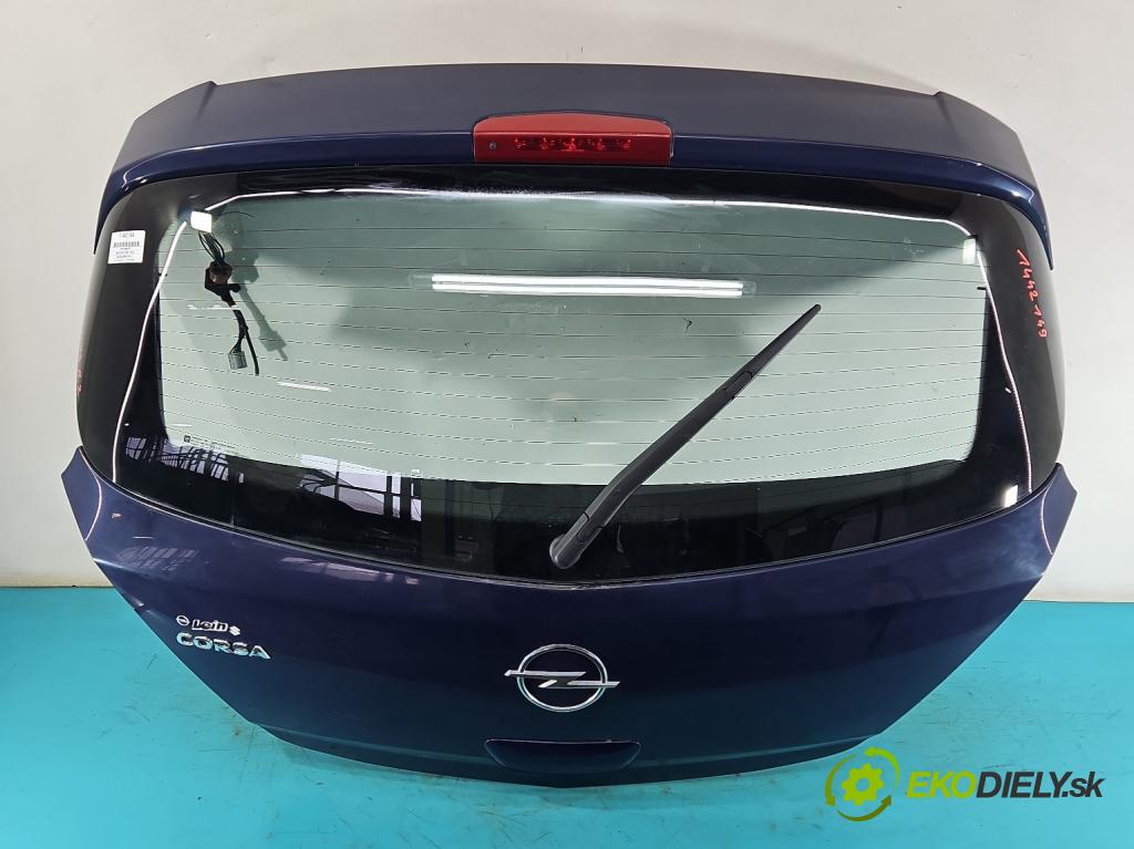 Opel Corsa D 2006-2014 1.2 16V 80 hp manual 59 kW 1229 cm3 5- zadní kufrové dveře  (Zadní kapoty)