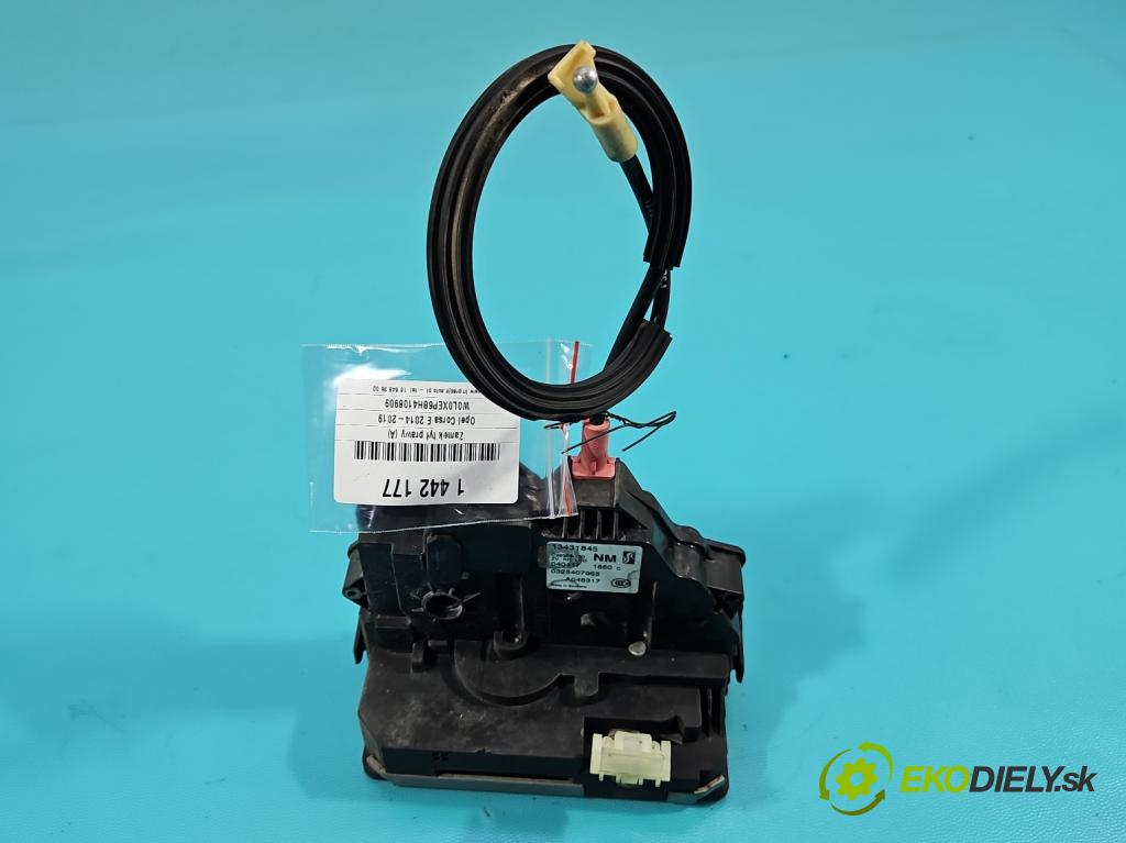 Opel Corsa E 2014-2019 1.4 16V 90 hp manual 66 kW 1398 cm3 5- zámek zadní pravý 13431845