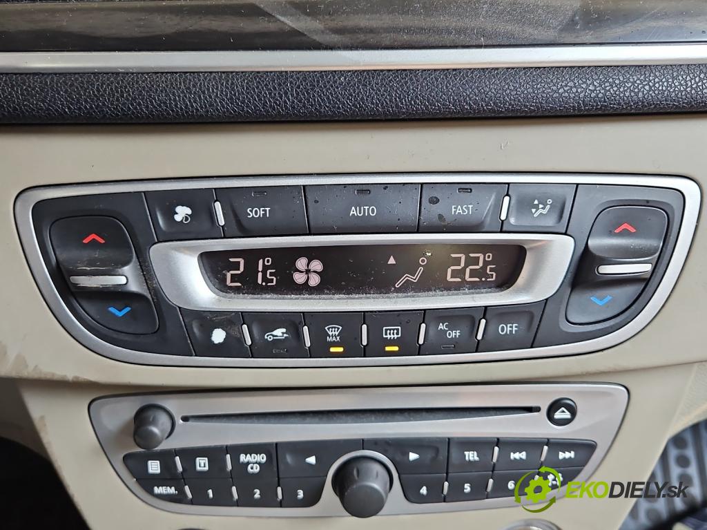 Renault Megane III 2008-2016 2.0 CVT 16V 140 HP automatic 103 kW 1997 cm3 5- panel kúrenia 275100007R