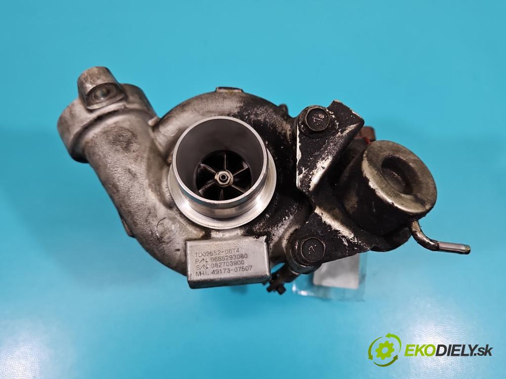 Ford Focus Mk2 2004-2011 1.6 tdci 90 hp manual 66 kW 1560 cm3 5- Turbodmychadlo 49173-07507 (Turbodúchadla (kompletní))