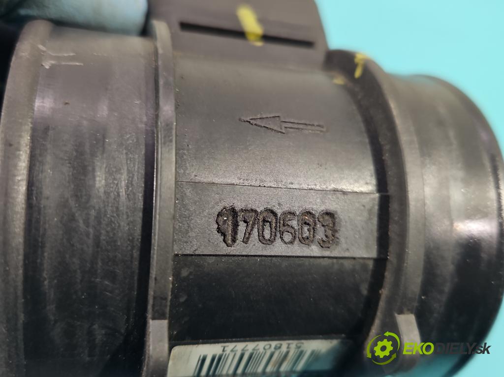 Opel Astra II 1998-2009 2.0 OPC 160 HP manual 118 kW 1998 cm3 3- průtokoměr: 90530463 (Váha vzduchu)