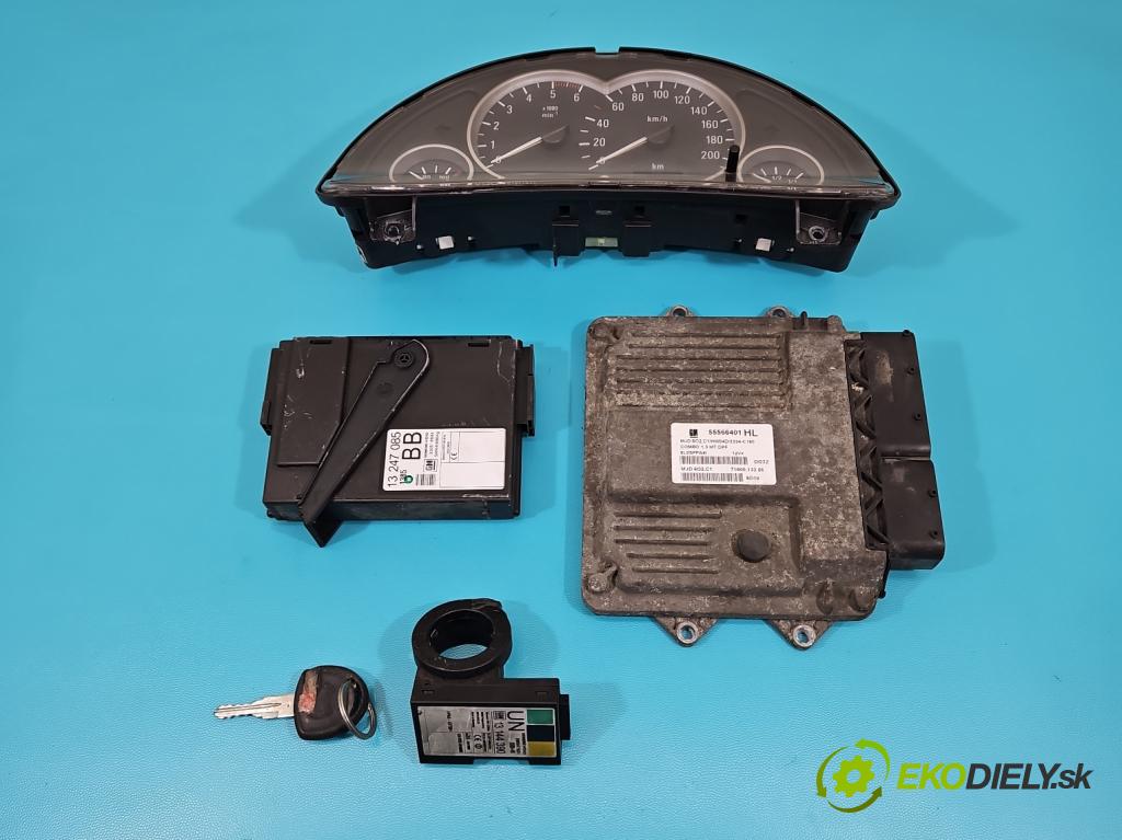 Opel Combo C 2001-2011 1,3.0 cdti 75 HP manual 55 kW 1248 cm3 5- riadiaca jednotka motora 55566401HL