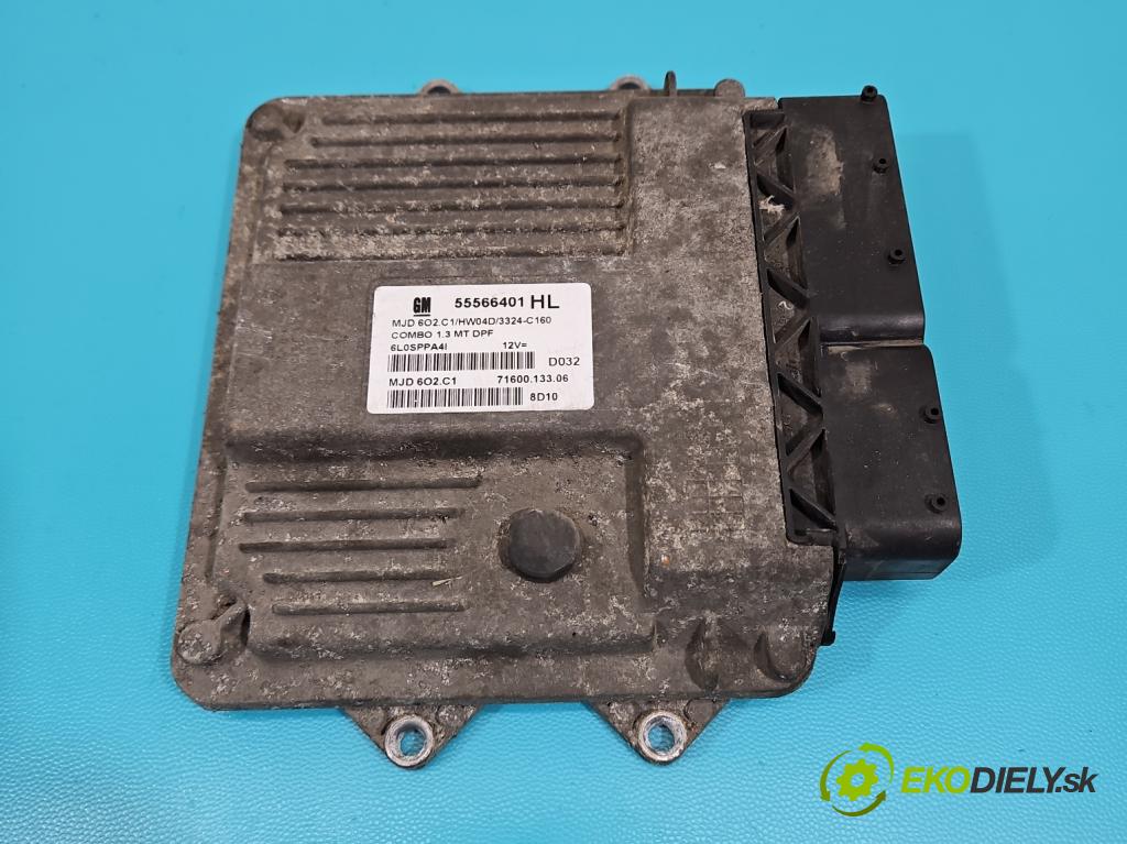 Opel Combo C 2001-2011 1,3.0 cdti 75 HP manual 55 kW 1248 cm3 5- riadiaca jednotka motora 55566401HL
