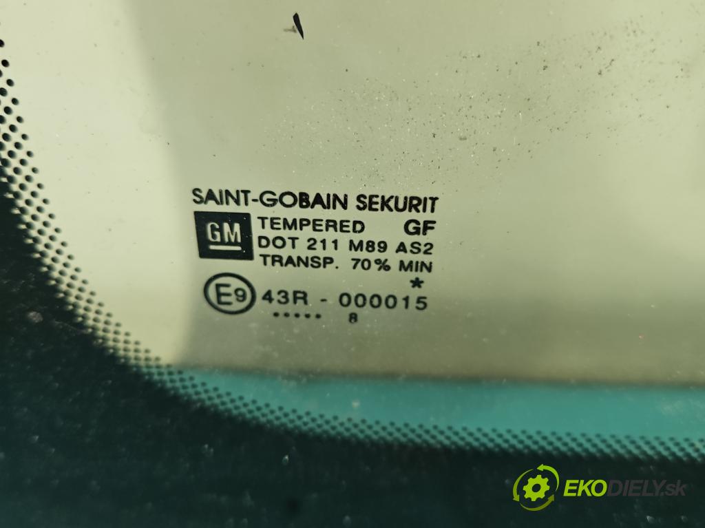 Opel Combo C 2001-2011 1,3.0 cdti 75 HP manual 55 kW 1248 cm3 5- sklo zadné ľavé