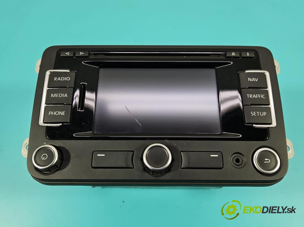 Vw Passat B7 2010-2014 2.0 tdi CFF 140 HP manual 103 kW 1968 cm3 5- Radio originál 3C8035279