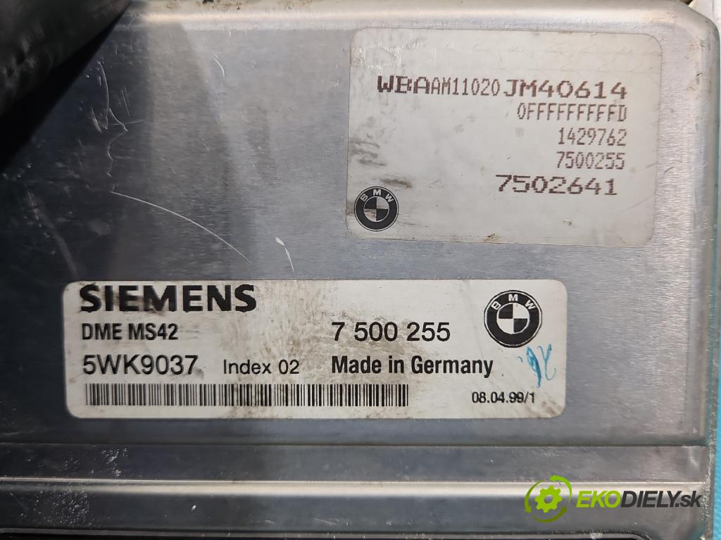 Bmw 3 E46 1998-2007 2.0 R6 150 HP manual 110 kW 1991 cm3 4- riadiaca jednotka motora 7500255