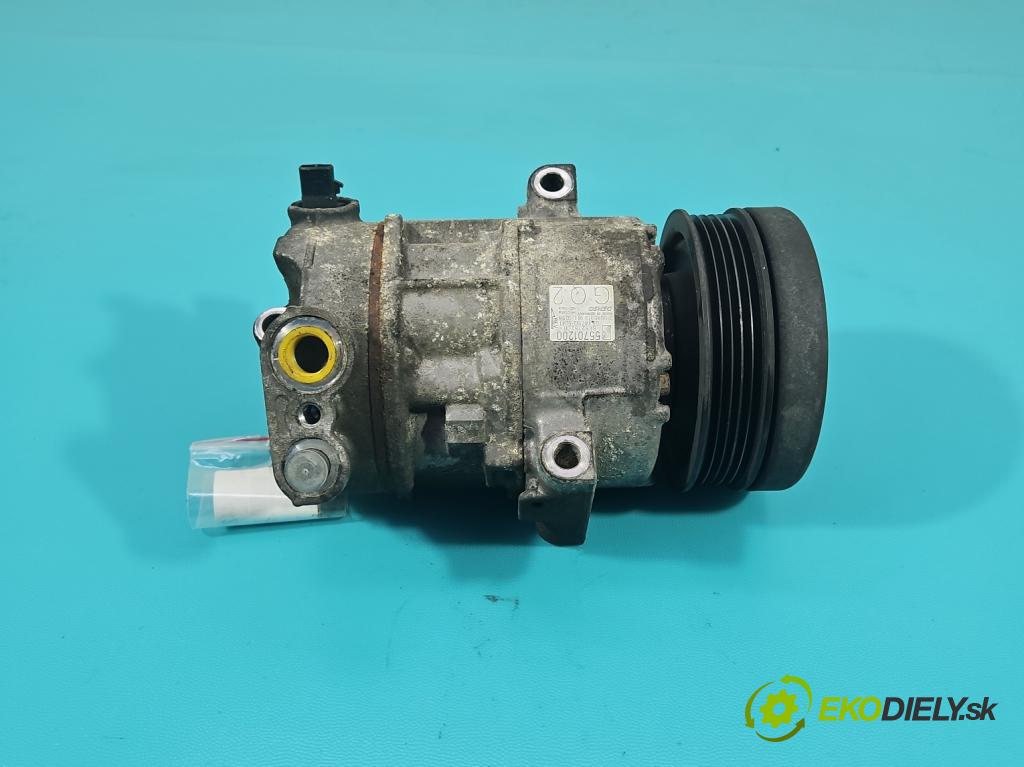 Opel Corsa D 2006-2014 1.2 16V 80 HP manual 59 kW 1229 cm3 5- Kompresor: klimatizácie 55701200 (Kompresor klimatizácie)